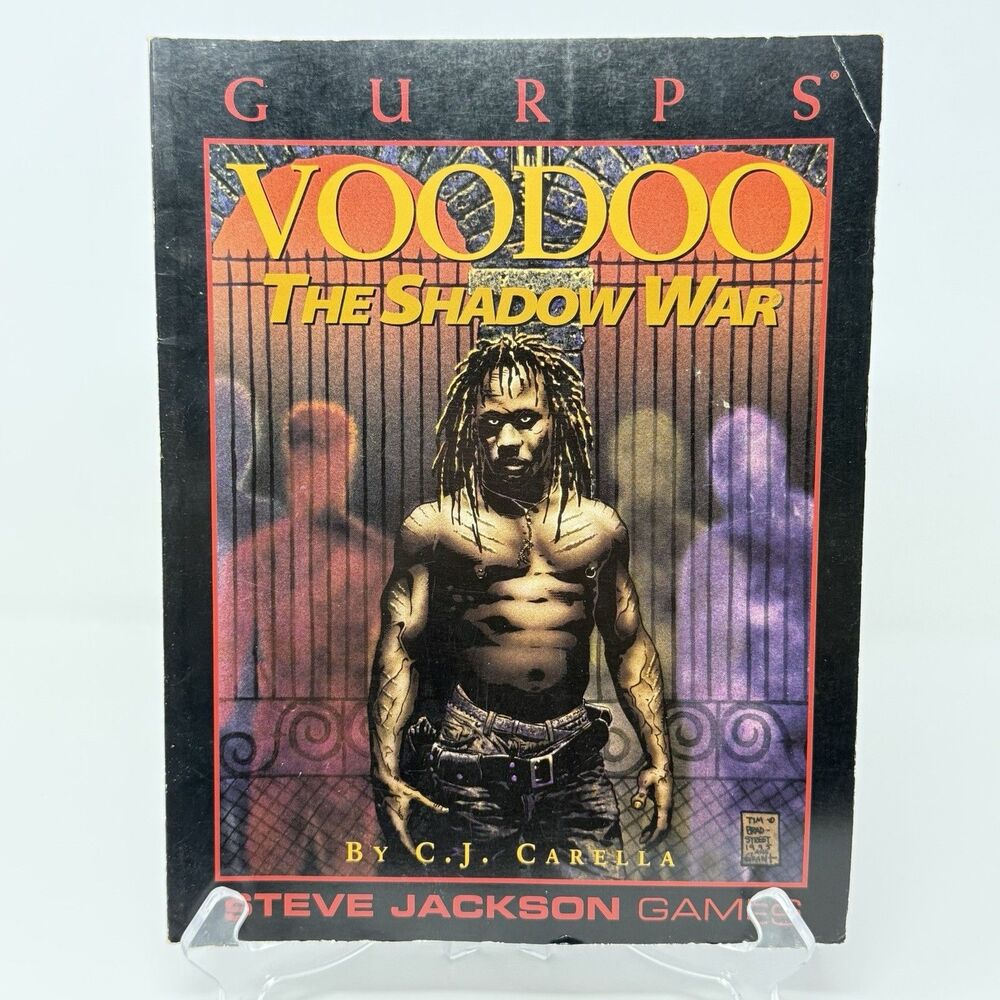 GURPS Voodoo The Shadow War RPG Steve Jackson Games Book